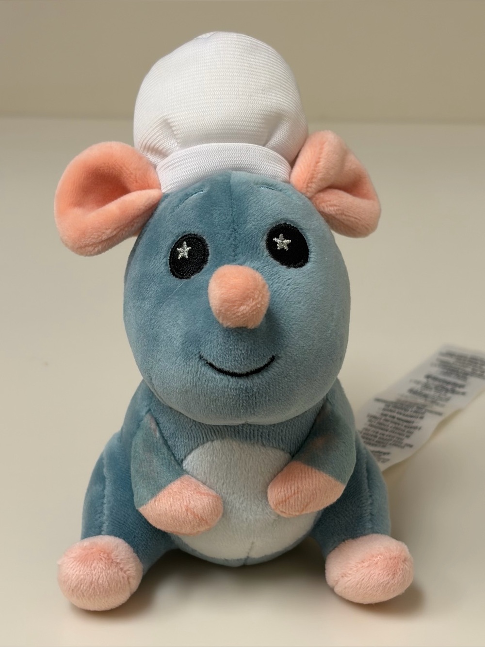 Disney Parks Remy's Ratatouille Adventure Plush Wishables Chef Remy